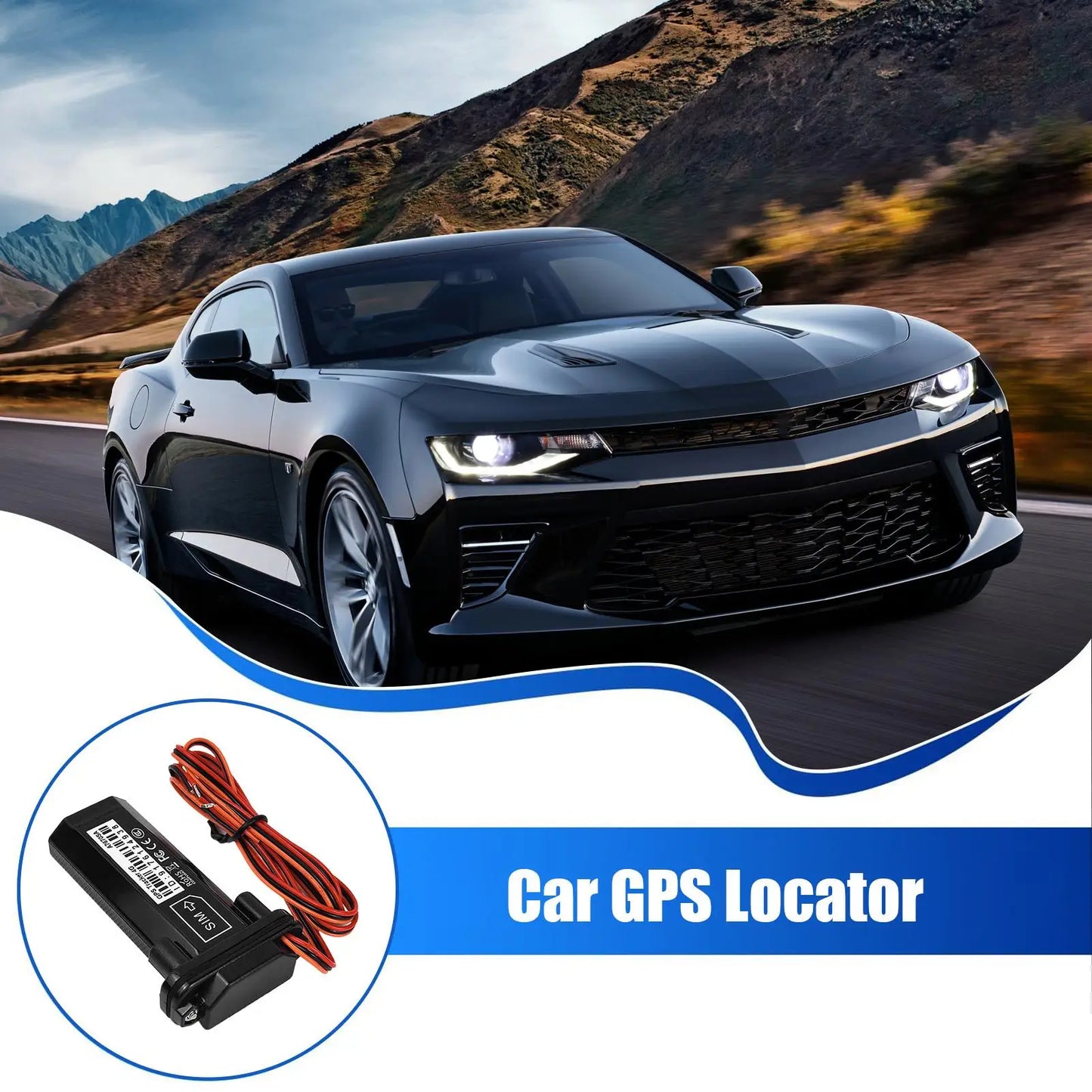 Car Tracker Waterproof Location Tracker Real-Time Vehicle Locator For Trailer Security Motorcycle Truck Taxi