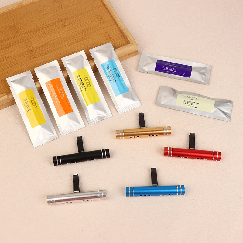 Car Air Vent Perfume Car Air Freshener Flavoring Smell Aroma Perfumes Air Freshener Parfum Car Accessories