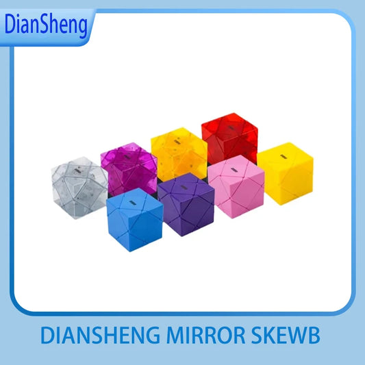 Mirror Moves – Diansheng Skewb Cube with Galaxy Closter Vibes