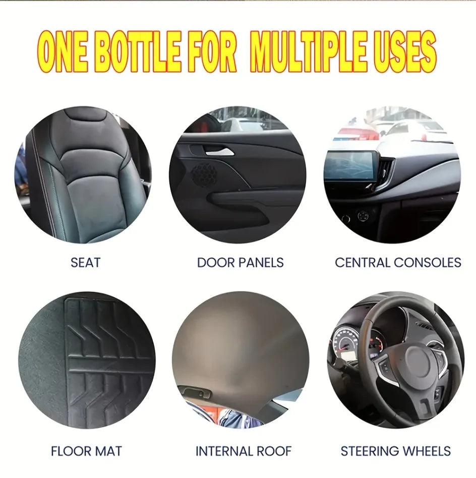 Multifunctional Foam Cleaner Car Interior Stain Removal and Cleaning Leather Seat Home Foam Cleaner Spray Maintenance Wash