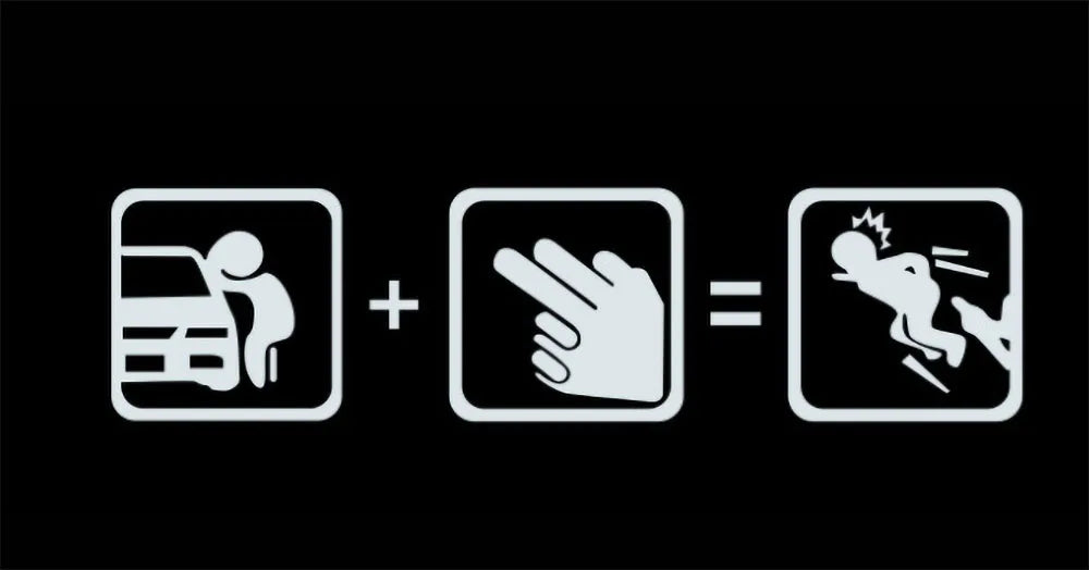 Creative Don't Touch My Car Car Sticker Decals - Funny Exterior Auto Decals for Universal Car Window Accessories