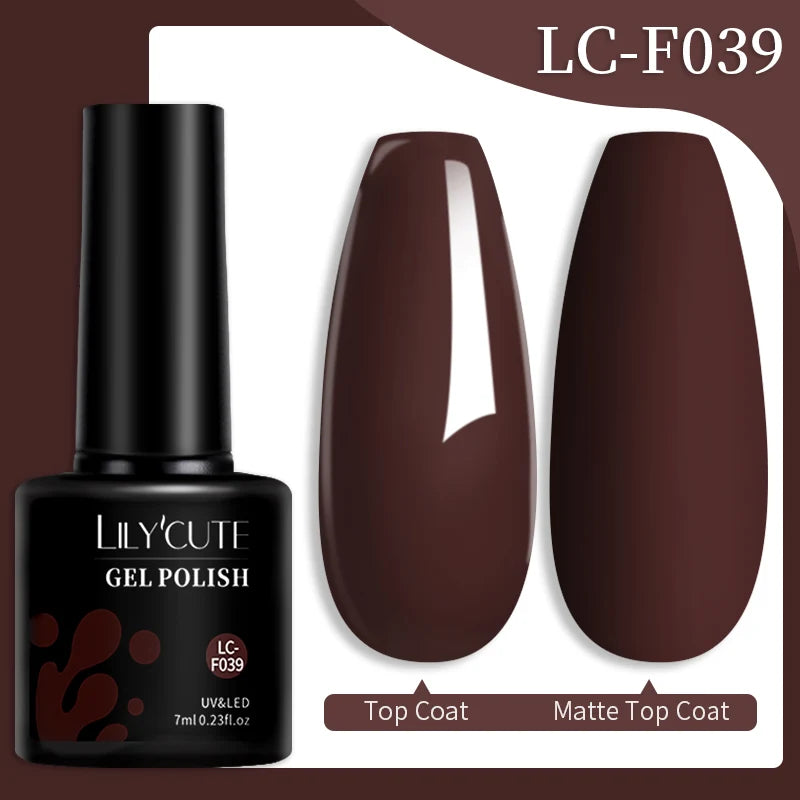 LILYCUTE Color Explosion – 184 Shades of Long-Lasting Gel Polish with Red Glitter Magic
