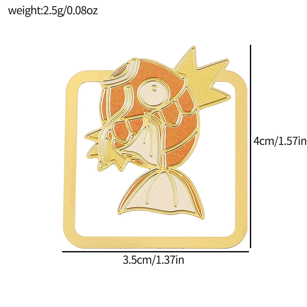 Cute Pokémon Bookmarks – 3D Cartoon Page Markers for Kids, Fans & Stationery Collectors