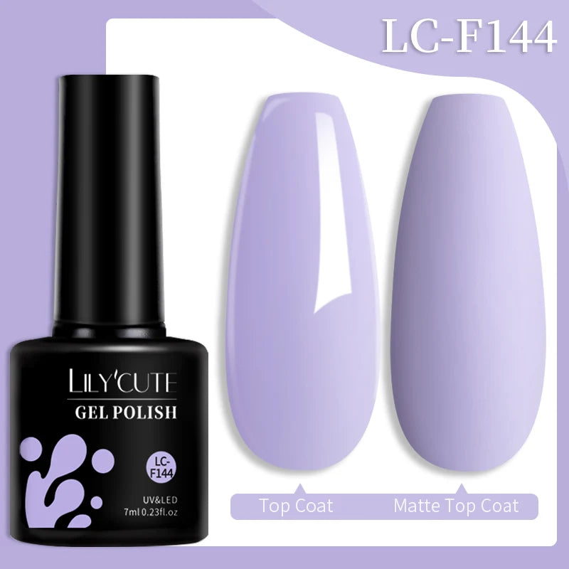LILYCUTE Color Explosion – 184 Shades of Long-Lasting Gel Polish with Red Glitter Magic