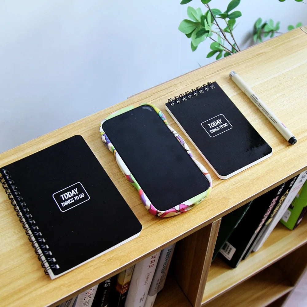 LOLEDE A7 Mini Notebook To Do List University Notebooks Notepad School Sketchbook Diary Travelers Planner Binder Office Journal