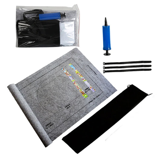 Puzzles Mat Jigsaw Roll Felt Mat Play Mat Puzzles Blanket For Up To 3000 Pcs Puzzle Accessories Portable Travel Storage Bag