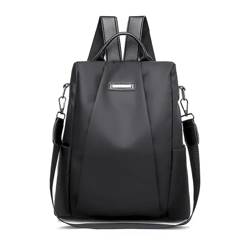 ModMode Convertible Backpack – Sleek Solid School Bag with Detachable Strap for Girls & Women on the Move
