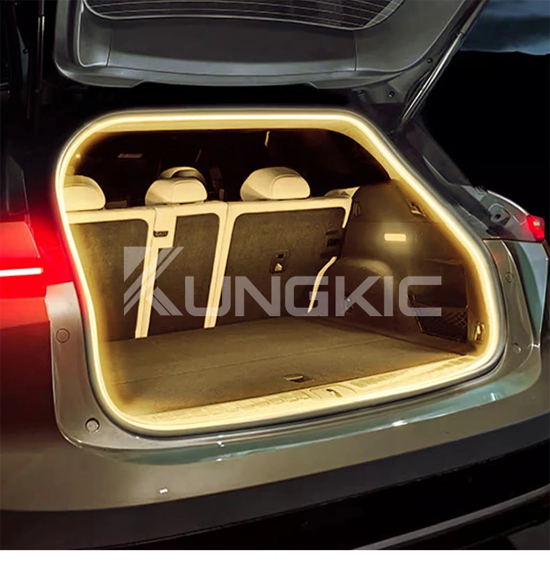 Rear Trunk Light For Volkswagen VW Golf 7 Mk7 Golf MK6 Golf MK8 Polo MK5 MK6 Bright LED Silicone Light Yellow White Accessories