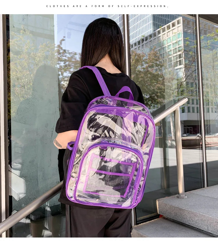 Crystal Carry All – Sleek, Spacious & Splash-Proof Style!