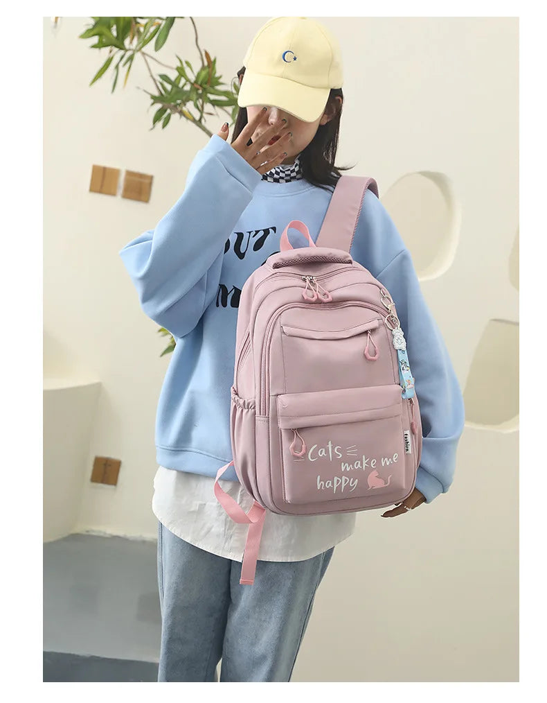 Pink Dream School Bag – Stylish & Spacious Backpack for Girls of All Ages!