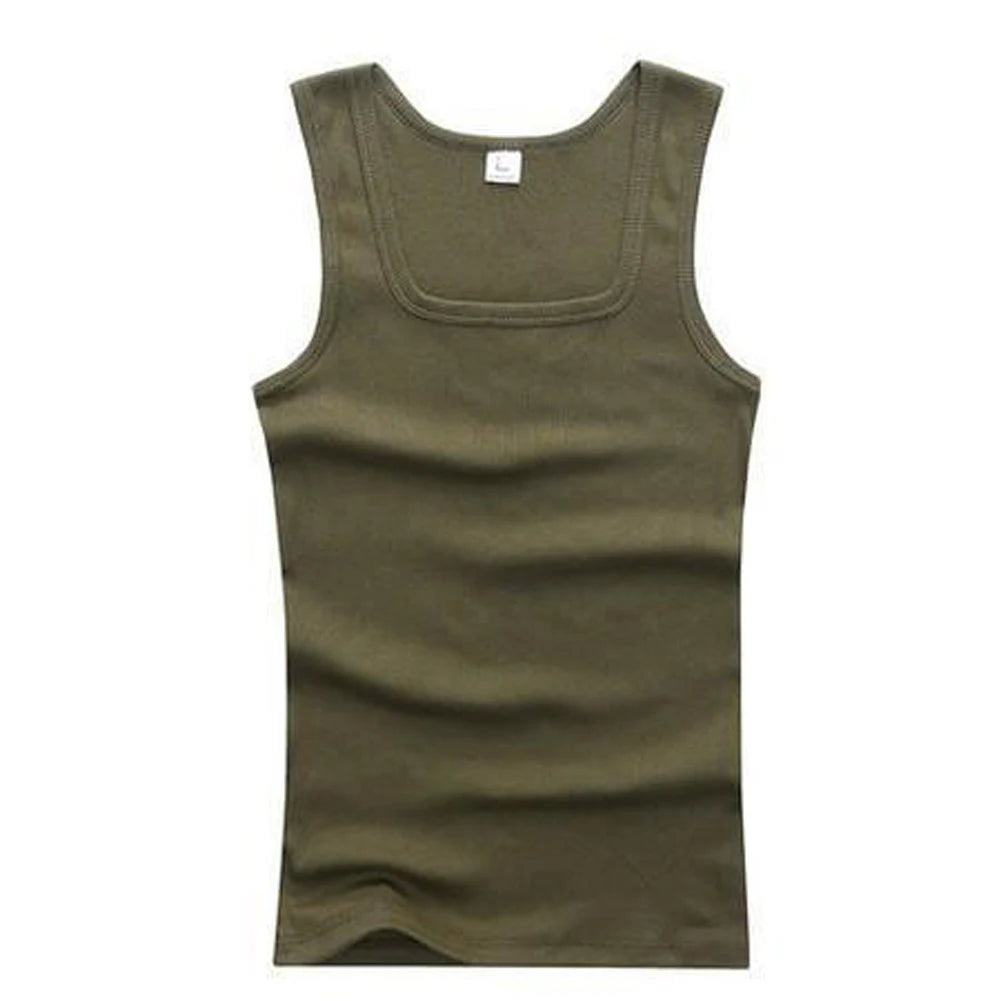 2024 Hot Black White Sleeveless Fitness T-shirts Men Clothing Tank Tops Casual Bodybuilding Vest Male Top Cotton Plus Size Vests