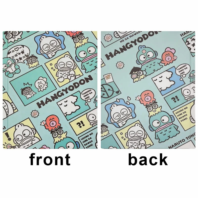 Hello Kitty x Hangyodon A5 Notebook – Full-Color Cartoon Journal with Hard Cover & Kawaii Vibes
