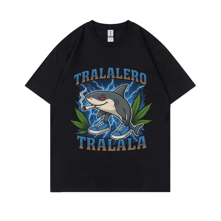 Italian Brainrot Funny Meme T-shirt Tralalero Tralala Tung Tung Tung Sahur Brr Brr Patapim Bombardiro Crocodilo Graphic T Shirts