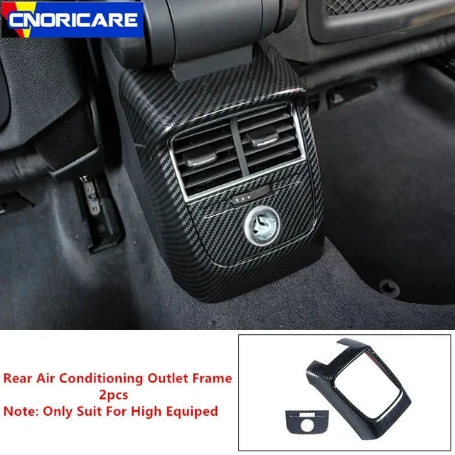 Carbon Fiber Car Styling Central Armrest Storage Box Panel Cover Trim for Audi A3 8V S3 RS3 2014 2015 2016 2017 2018 Accessories