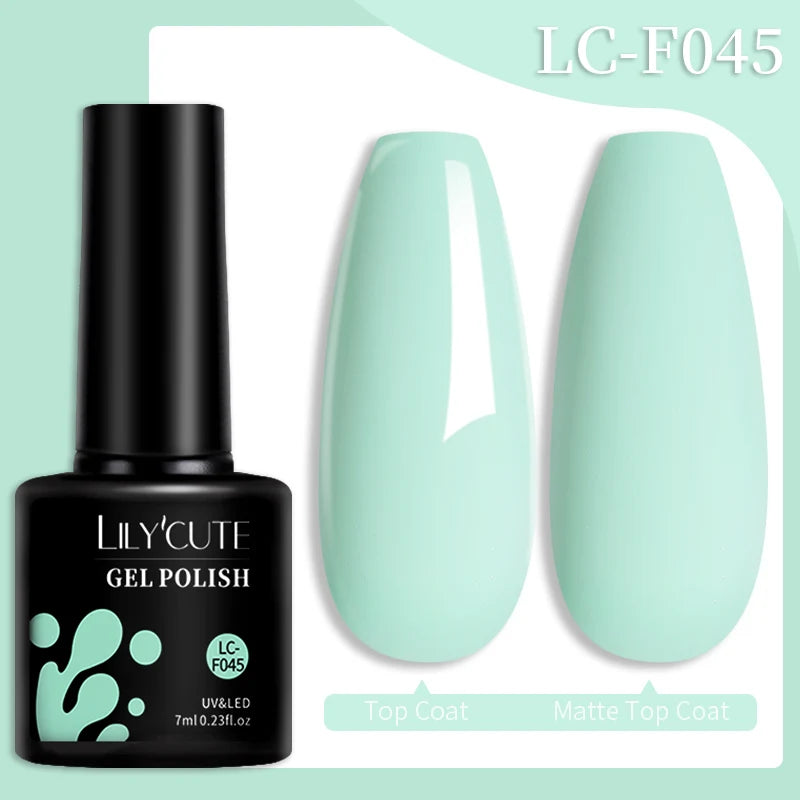 LILYCUTE Color Explosion – 184 Shades of Long-Lasting Gel Polish with Red Glitter Magic