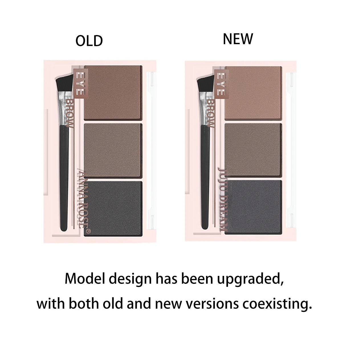 Three-color eyebrow powder shadow three-dimensional eyebrow shape waterproof and sweat-proof natural long-lasting eyebrow powder