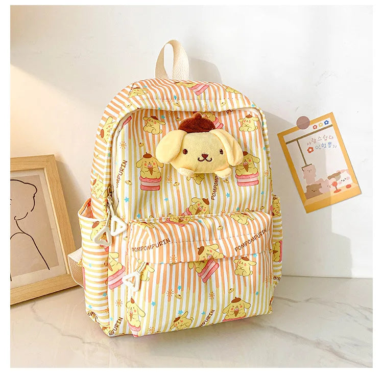 Sanrio Star Squad Backpack – Hello Kitty, Kuromi & Cinnamoroll Cutie Carry for Kids & College!