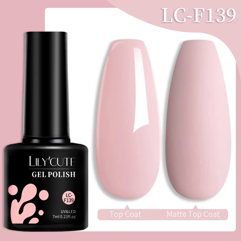 LILYCUTE Color Explosion – 184 Shades of Long-Lasting Gel Polish with Red Glitter Magic