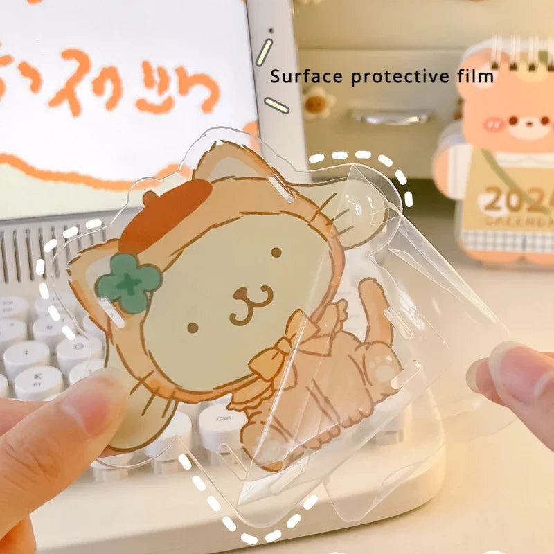 Sanrio Acrylic Pen Holder – Transparent, Cute & Multifunctional Desk Organizer for Kids’ Stationery & School Supplies