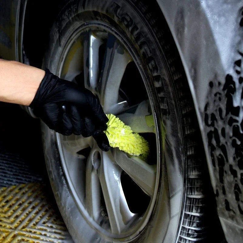 Car Cleaning Brush Effortlessly Clean Your Car Wheels with This Tire Rim Cleaning Tool Tire Shine Wheel Cleaner Brushs Sponge
