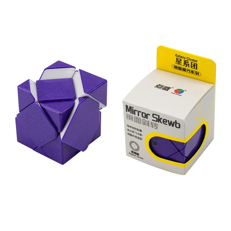 Mirror Moves – Diansheng Skewb Cube with Galaxy Closter Vibes