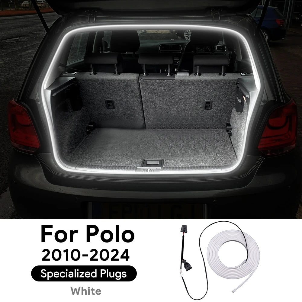 Rear Trunk Light For Volkswagen VW Golf 7 Mk7 Golf MK6 Golf MK8 Polo MK5 MK6 Bright LED Silicone Light Yellow White Accessories