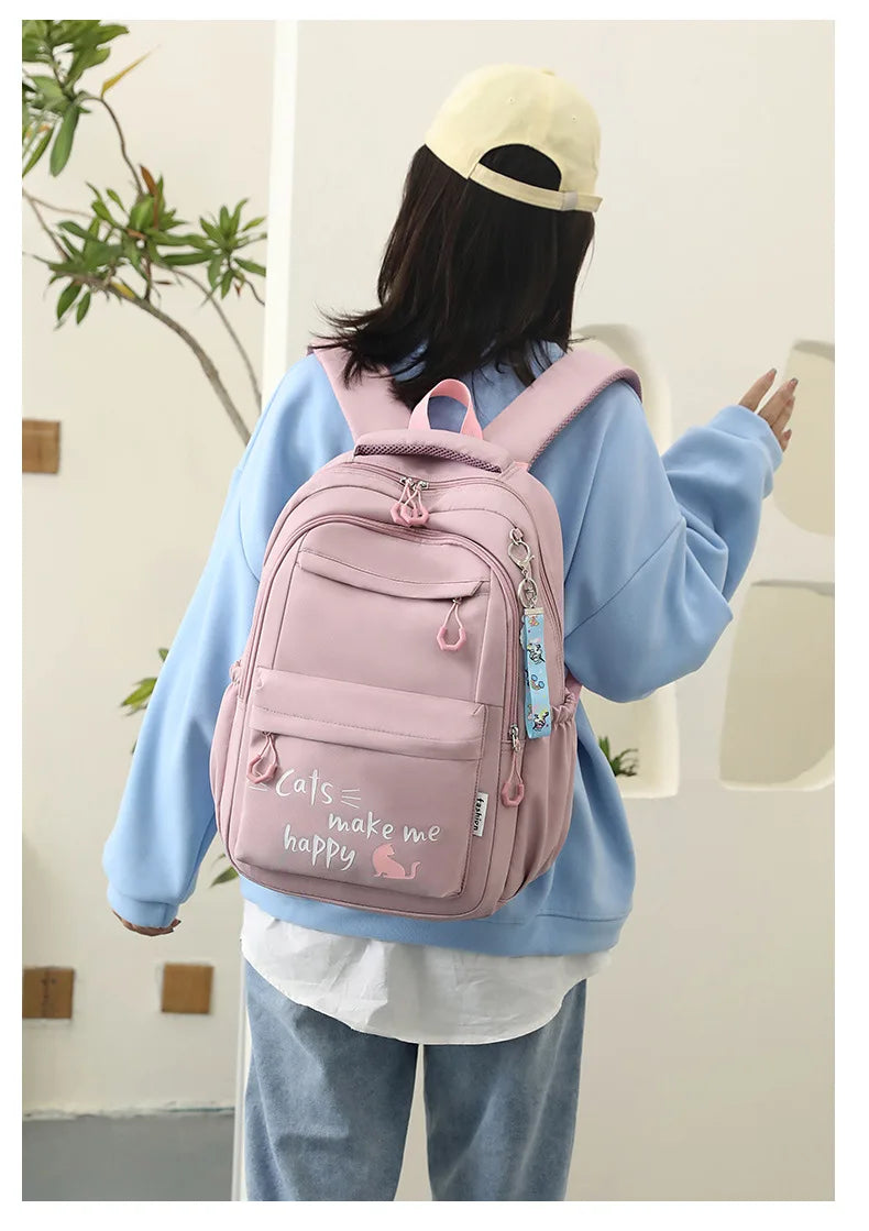 Pink Dream School Bag – Stylish & Spacious Backpack for Girls of All Ages!