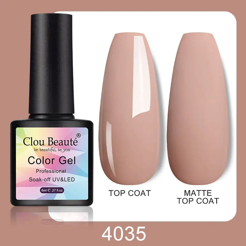 Clou Beaute Color Pop – 8ml Gel Varnish for Bold, Long-Lasting Nail Art (UV/LED Cure)