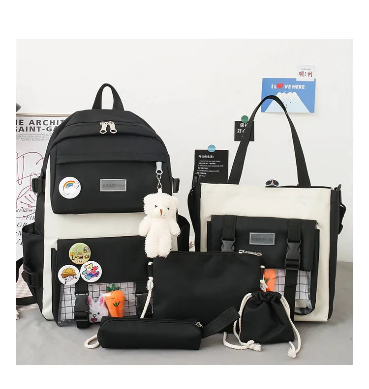 Mega School Backpack Set – Bold, Roomy & Class-Ready!