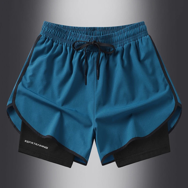 2-in-1 Summer Sports Shorts – Quick-Dry Comfort for Him & Her!
