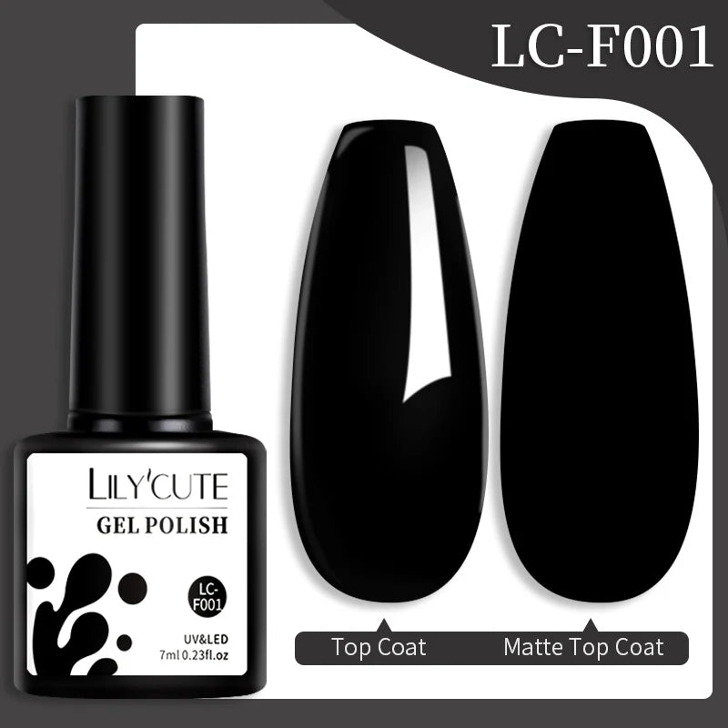 LILYCUTE Color Explosion – 184 Shades of Long-Lasting Gel Polish with Red Glitter Magic