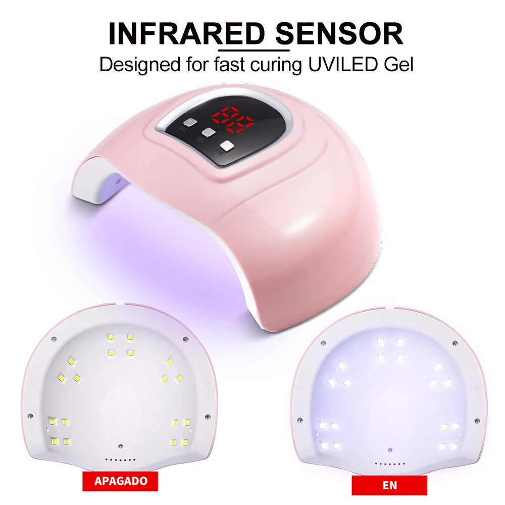 LIMEGIRL Gel Nail Kit – UV Lamp, Electric Drill & Full Tool Set for Salon-Quality Nails