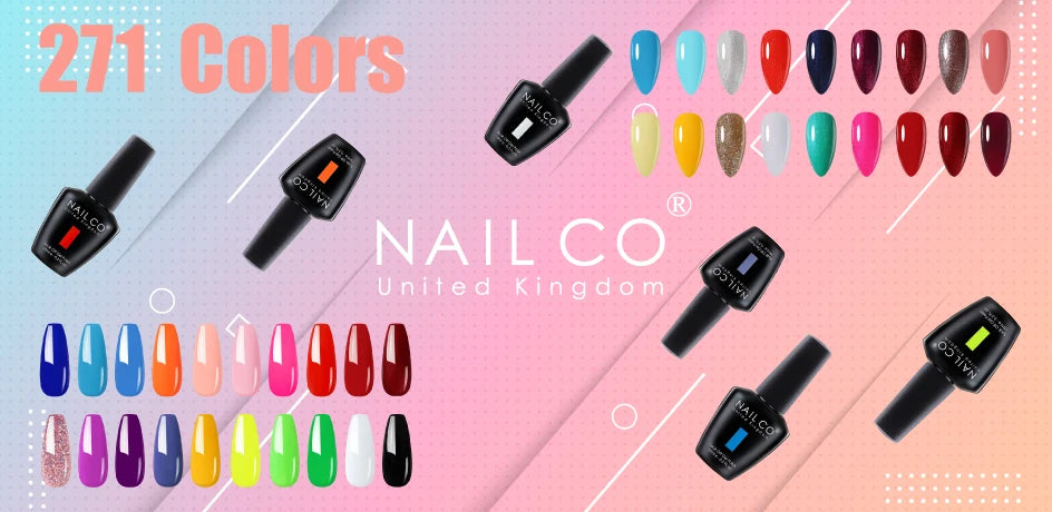 NAILCO Macaron Gel Nail Kit – 10PCS Jelly Colors for Soft, Glossy Manicures