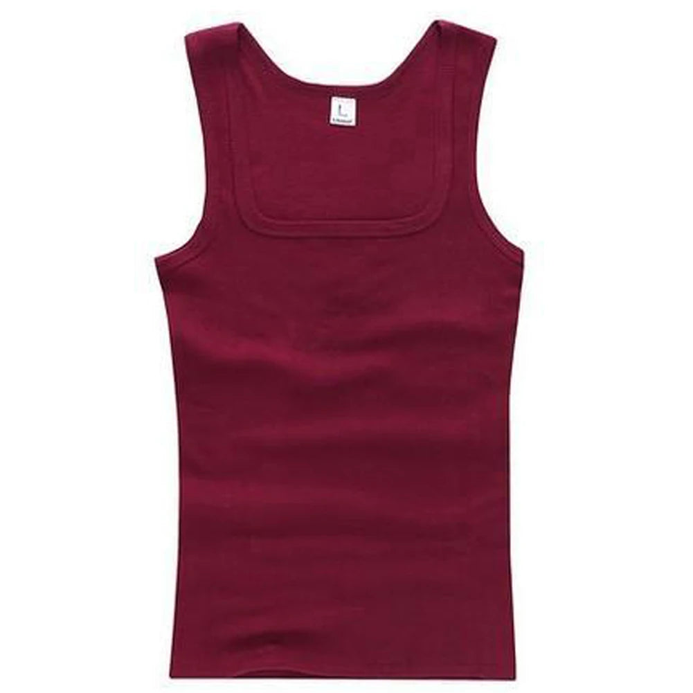 2024 Hot Black White Sleeveless Fitness T-shirts Men Clothing Tank Tops Casual Bodybuilding Vest Male Top Cotton Plus Size Vests