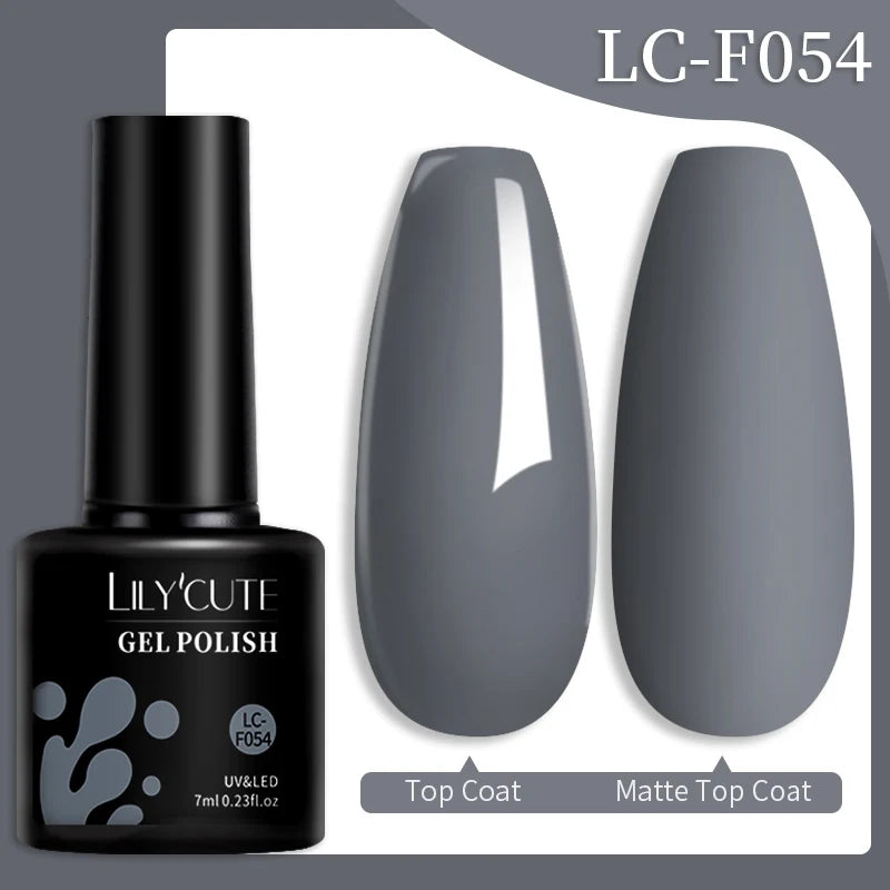 LILYCUTE Color Explosion – 184 Shades of Long-Lasting Gel Polish with Red Glitter Magic