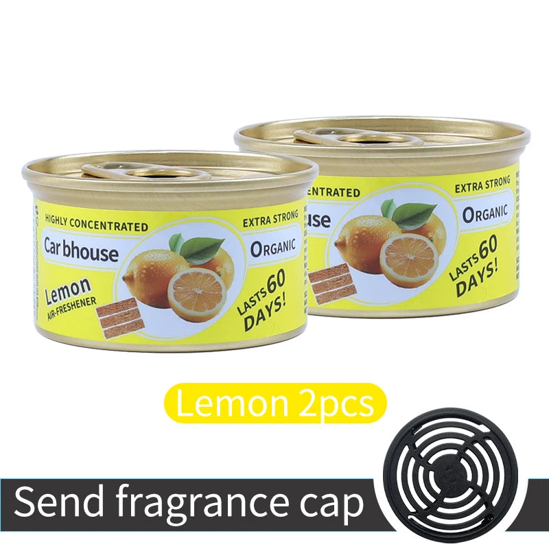 For Bathroom Car Air Freshener Gel Can Solid Car Fragrance Air Freshener Wood Block Can Air Freshener Balm For Home Long-lasting