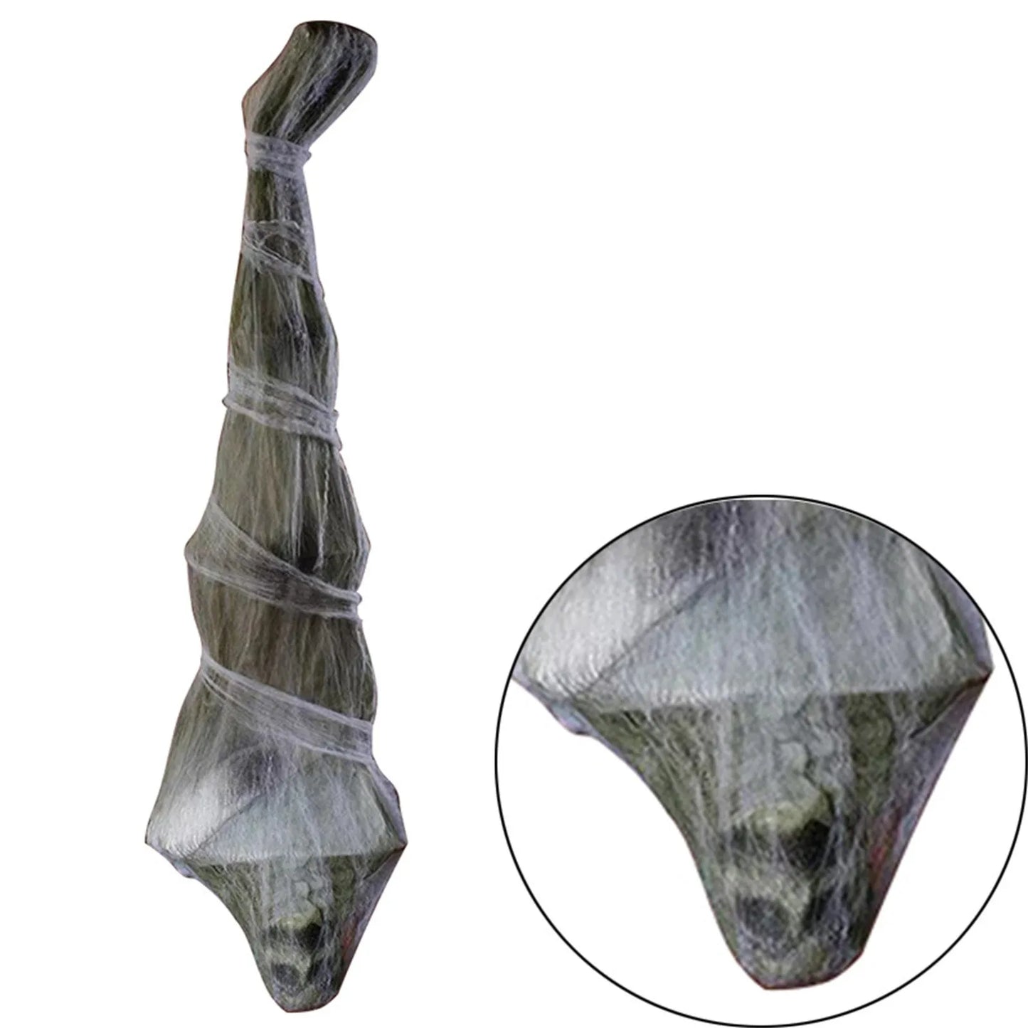 Halloween 72 Inch Life Size Hanging Creepy Cocoons Corpse Upside Down Ghost Scary Mummy Decoration Party Home Ornament Props New