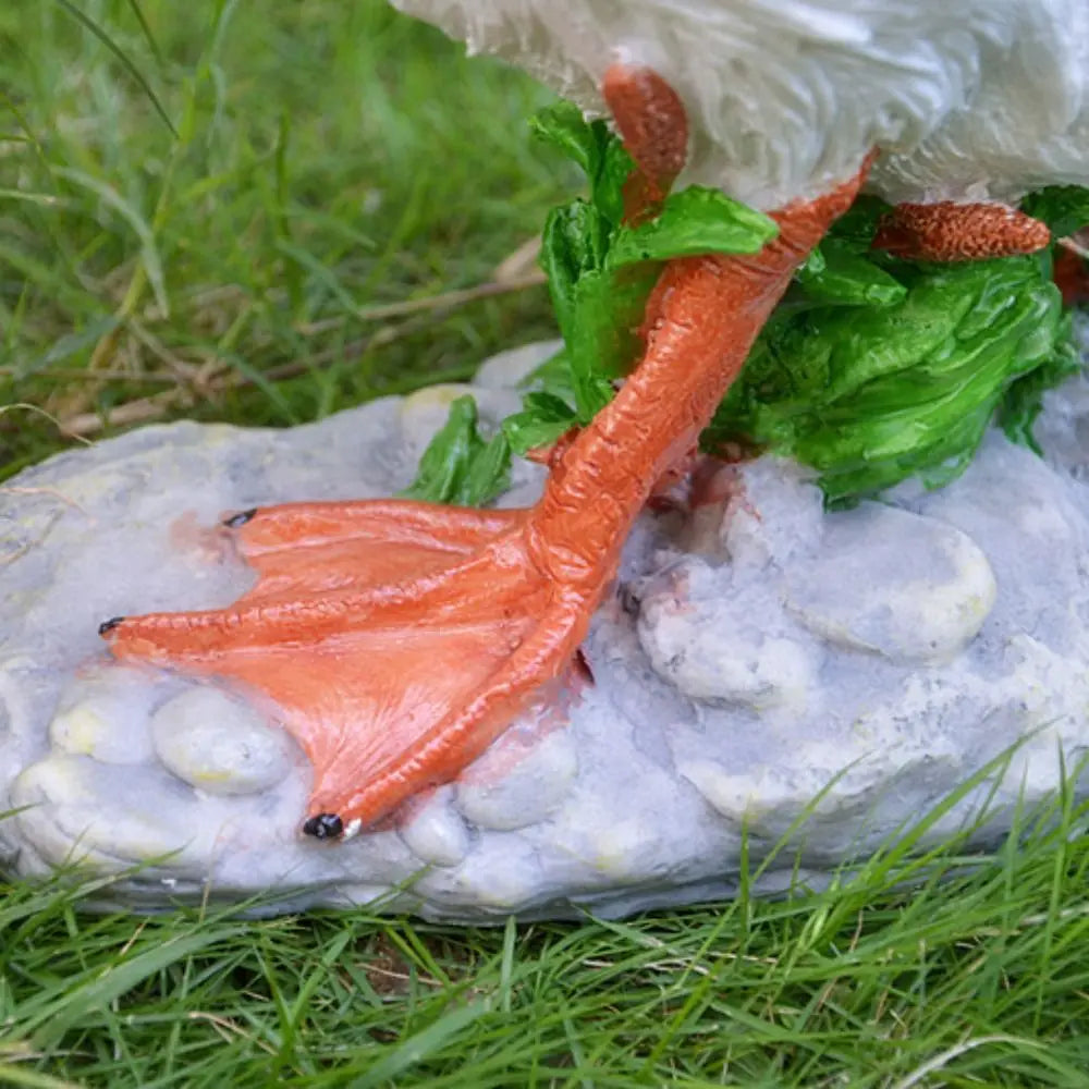 Creative 1 pcs Simulation Duck Duck Statue Large For Outdoor Garden Decor Duck Model Resin Crafts Park Landscape