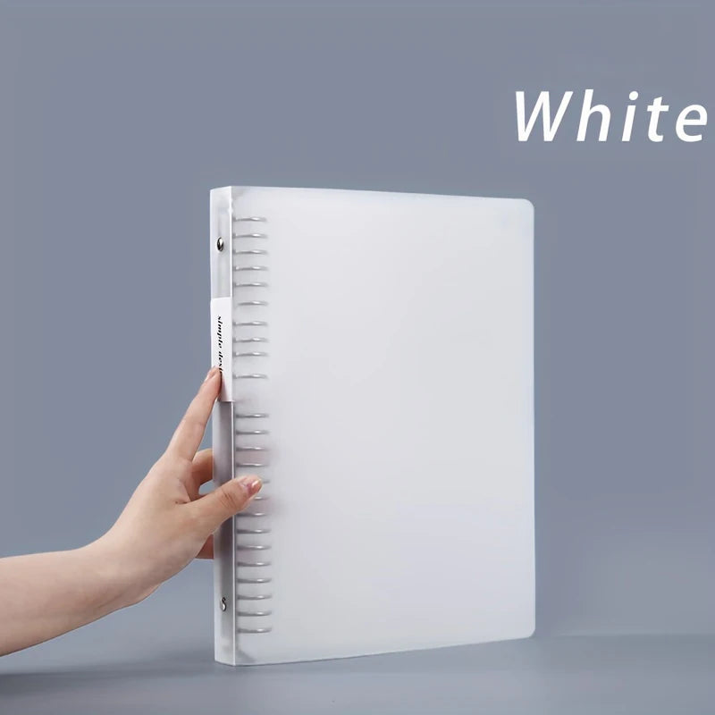 Refillable Kawaii Binder Notebook – A5/B5/A4 Loose Leaf Journal with Divider & Metal Rings for School, Study & Office Supplies