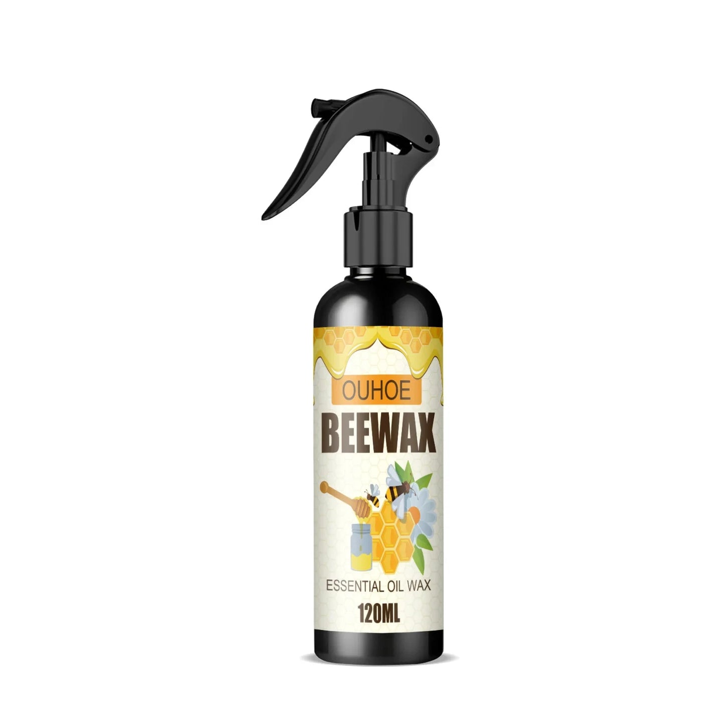 Portable Natural Micro-Molecularized Beeswax Spray Repair Polishing Suitable For Floor Furniture Waterproof Brightening Wax