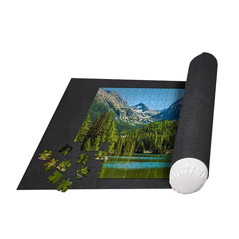 Puzzles Mat Jigsaw Roll Felt Mat Play Mat Puzzles Blanket For Up To 3000 Pcs Puzzle Accessories Portable Travel Storage Bag