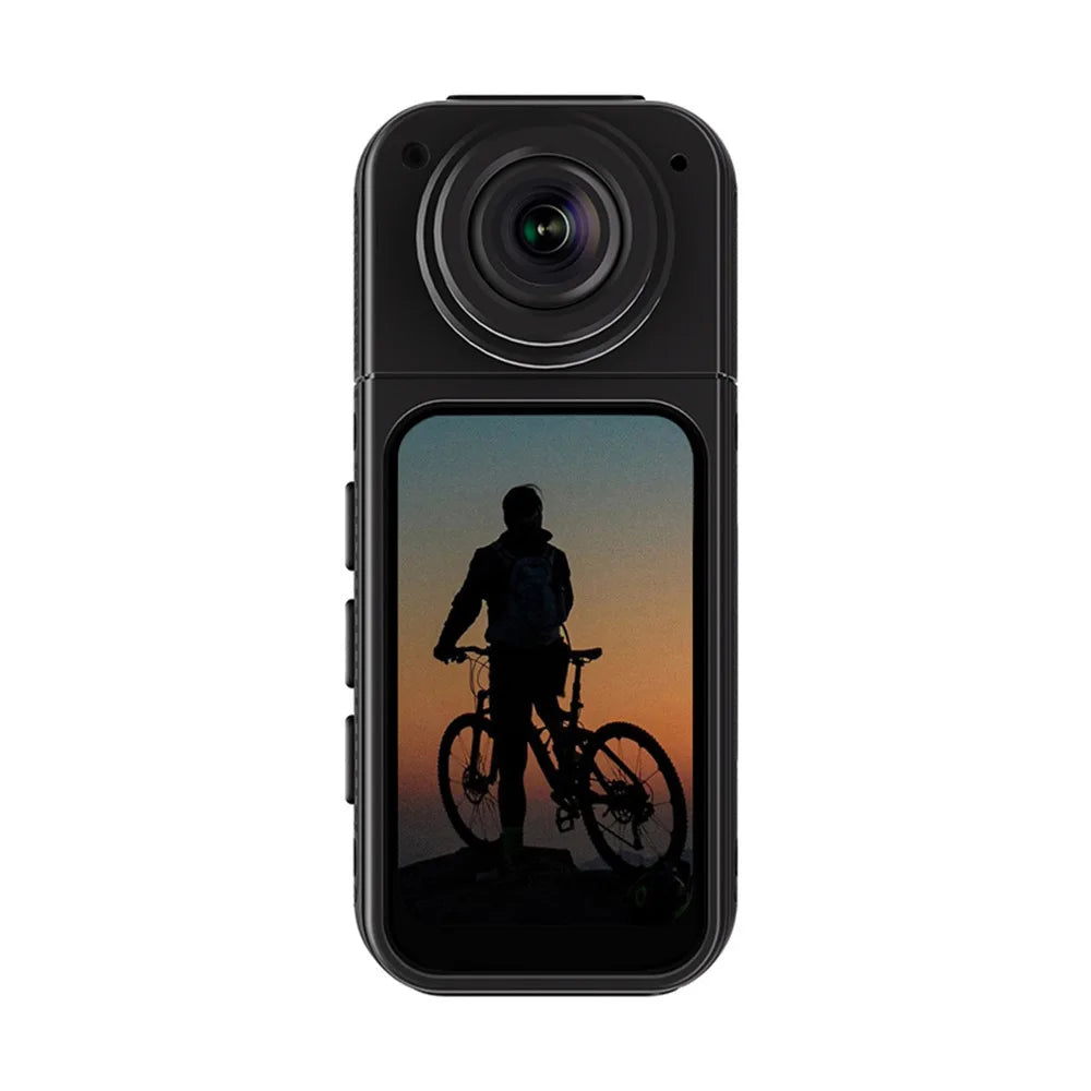 Motor Recorder 2.7K WIFI Mini Thumb Camera 1.47'' Cam Outdoor Sports Cycling 180° Rotation Magnetic Bicycle Motorcycle Recorder