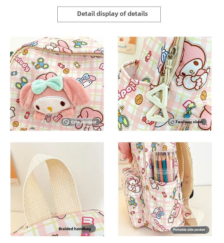 Sanrio Star Squad Backpack – Hello Kitty, Kuromi & Cinnamoroll Cutie Carry for Kids & College!