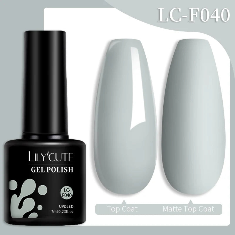 LILYCUTE Color Explosion – 184 Shades of Long-Lasting Gel Polish with Red Glitter Magic