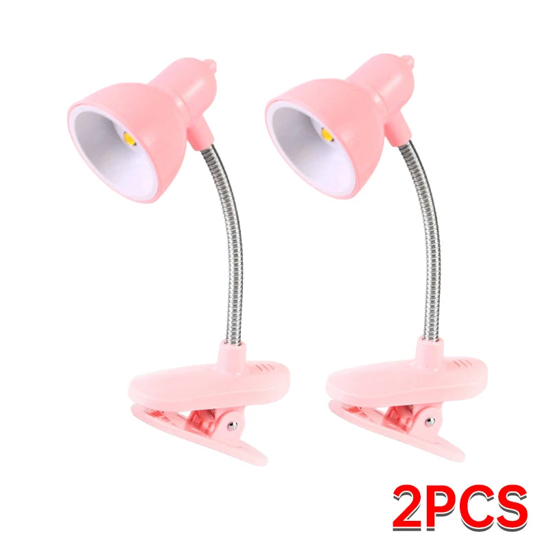 Mini Clip-On LED Reading Lamp – Eye-Friendly, Portable Light for Bed, Books & Desk