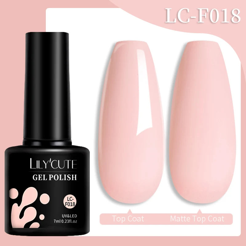 LILYCUTE Color Explosion – 184 Shades of Long-Lasting Gel Polish with Red Glitter Magic