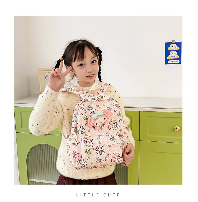 Sanrio Star Squad Backpack – Hello Kitty, Kuromi & Cinnamoroll Cutie Carry for Kids & College!
