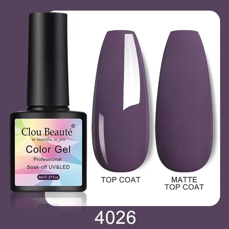 Clou Beaute Color Pop – 8ml Gel Varnish for Bold, Long-Lasting Nail Art (UV/LED Cure)