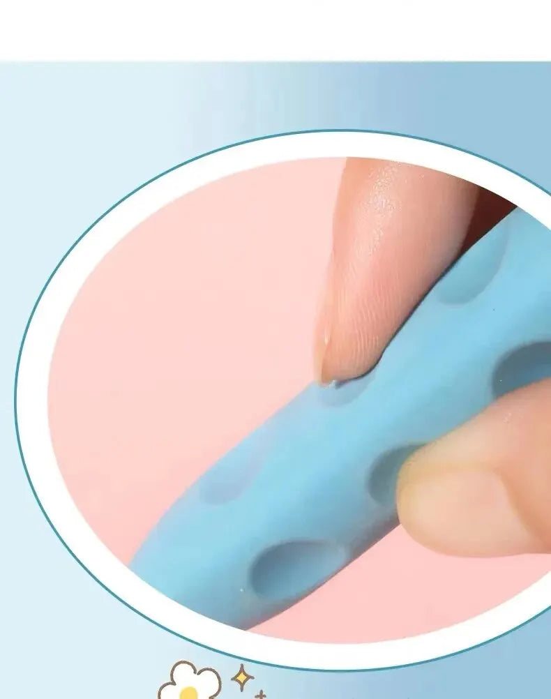 3PCS Oversized Hole Eraser Set – Clean, No-Crumb Rubber for Primary Students & Art Sketching with Smooth Grip Design