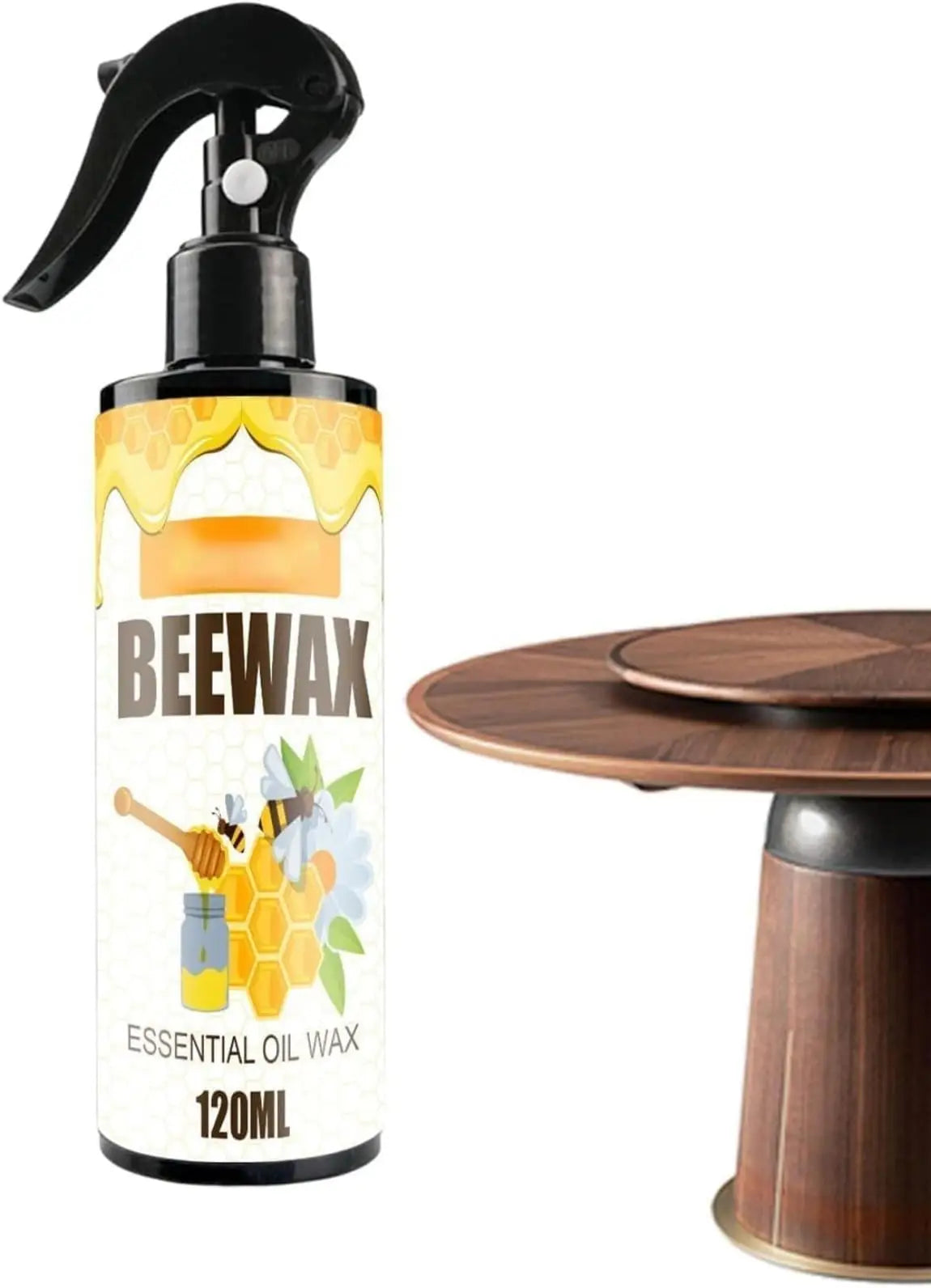 Portable Natural Micro-Molecularized Beeswax Spray Repair Polishing Suitable For Floor Furniture Waterproof Brightening Wax